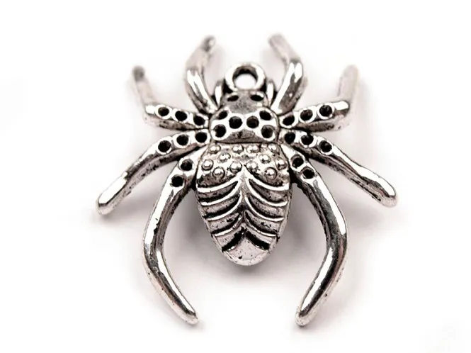 Hovedbilde Spider Charm Sølv - 25mm x 28mm