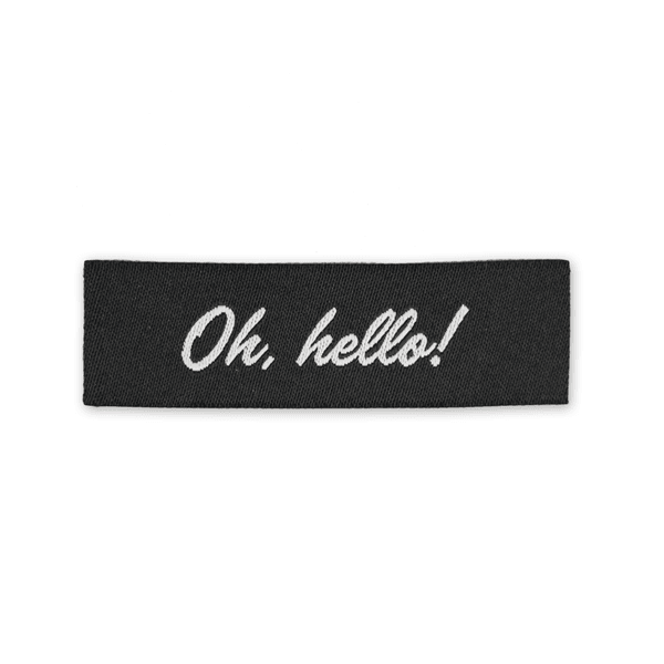 Oh, hello! - Merkelapp 59x15 mm