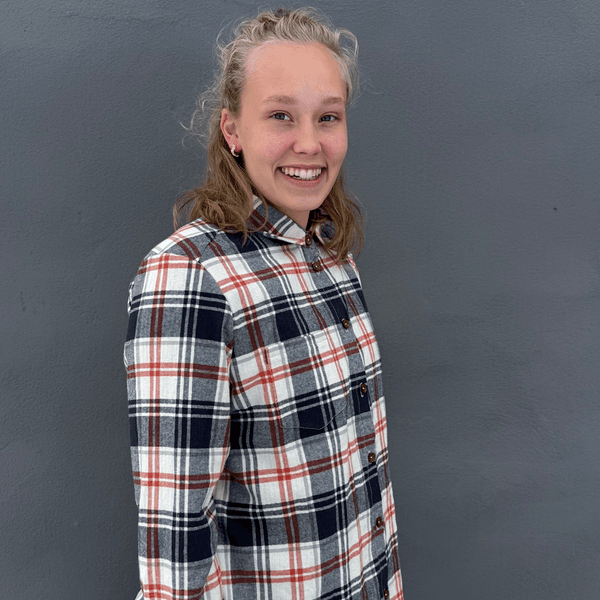 Checks Navy - Flanell