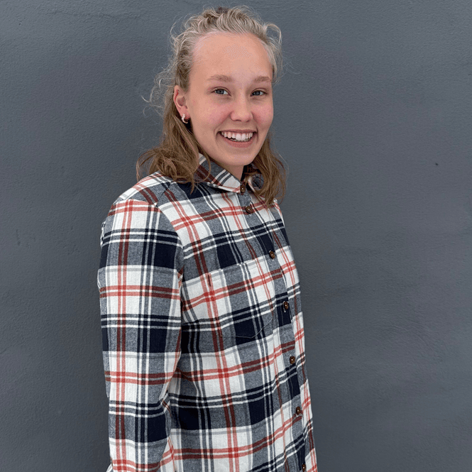 Hovedbilde Checks Navy - Flanell