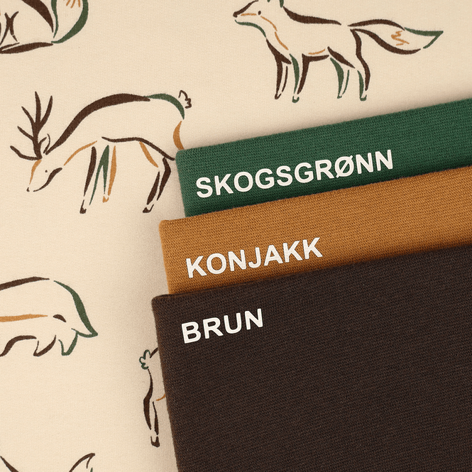 Hovedbilde Forest Animals Creme - Isoli