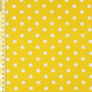 Hovedbilde Solgul Polkadot - Fast Bomull