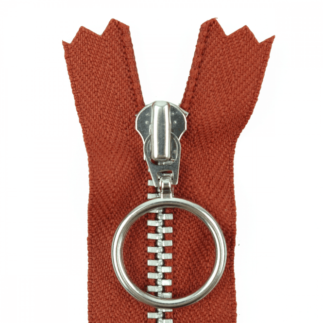 Hovedbilde Rust - Metall Glidelås m/ring - YKK 4 mm