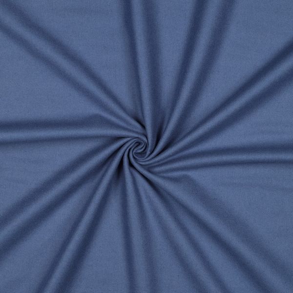 Jeansbl&aring; - Flanell