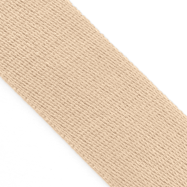 Sand - Vevd Bånd Bomull 40 mm
