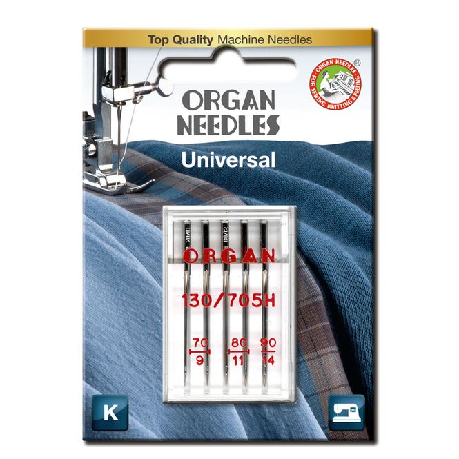 Hovedbilde Organ Symaskinnåler Universal 70-90 5pk