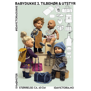 Hovedbilde Sy til babydukke - 2. Utstyr & tilbeh&oslash;r - Ida Victoria