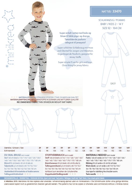 Pyjamas Barn - Minikrea 33470