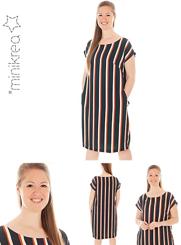 Loose-Fitting Kjole dame (Minikrea 70060)