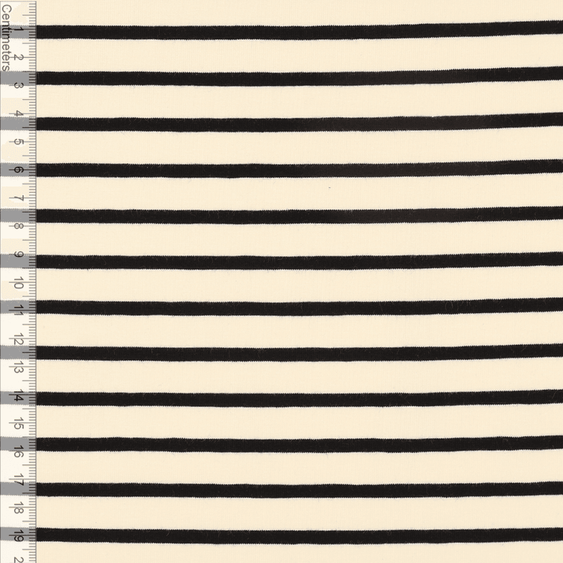 Stripes Cream/Black - Jersey