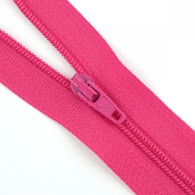 Hovedbilde Mørk Rosa - Spiral Glidelås (4 mm)