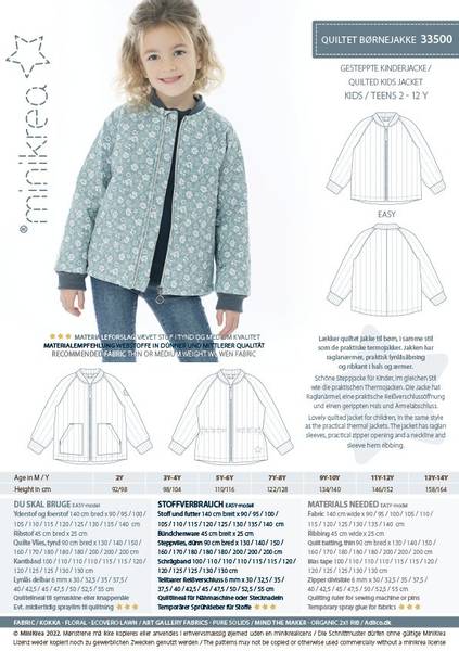 Quiltet Jakke Barn - Minikrea 33500