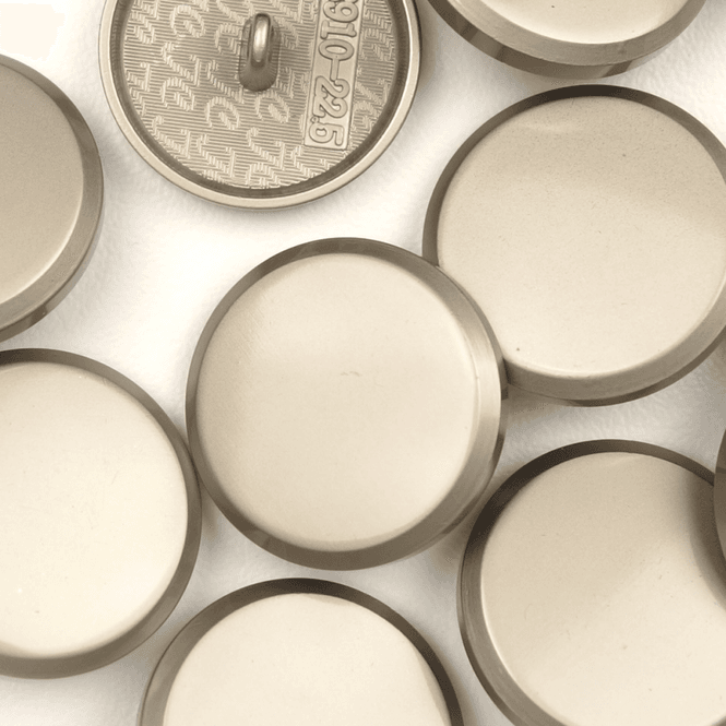 Hovedbilde Soft Silverbeige - 23 mm Metall Knapp