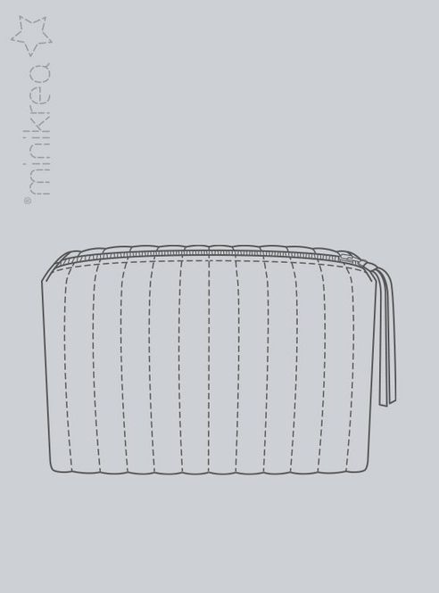 Hovedbilde Quiltet Toalettmappe Minikrea 115