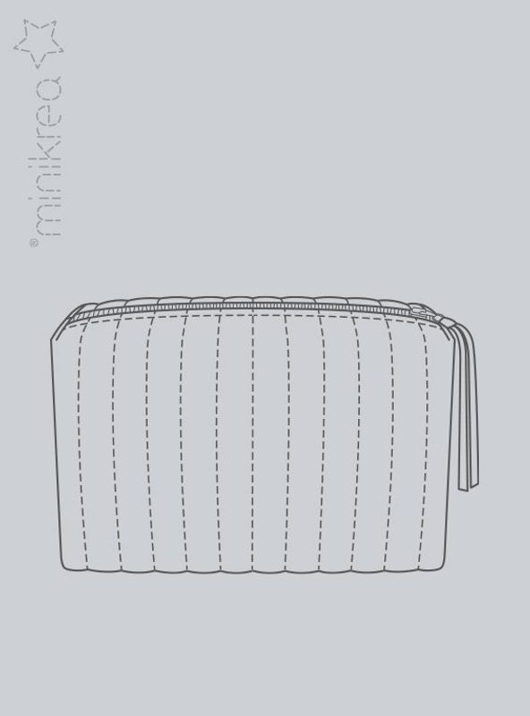 Quiltet Toalettmappe Minikrea 115