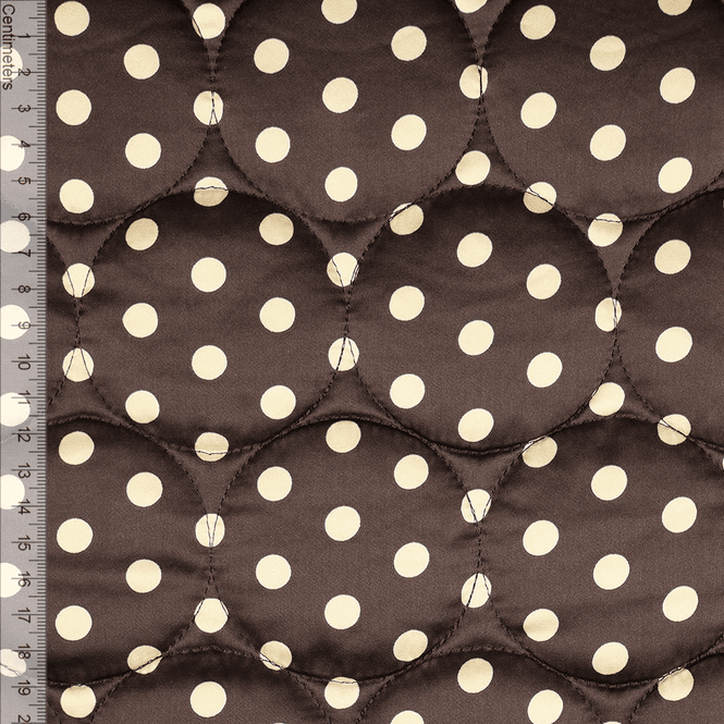 Hovedbilde Dots Brun - Boblestoff