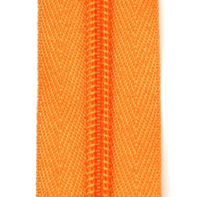 Hovedbilde Orange - Glidelås metervare 6mm