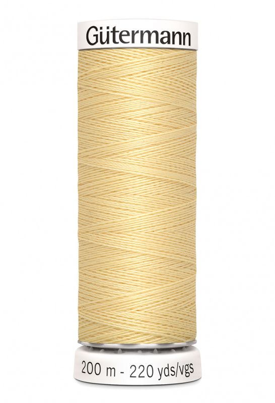 Ekstra Lys Gul 325 - Polyester Sytråd 200 m