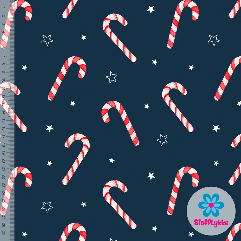 Candy Cane Navy - Jersey