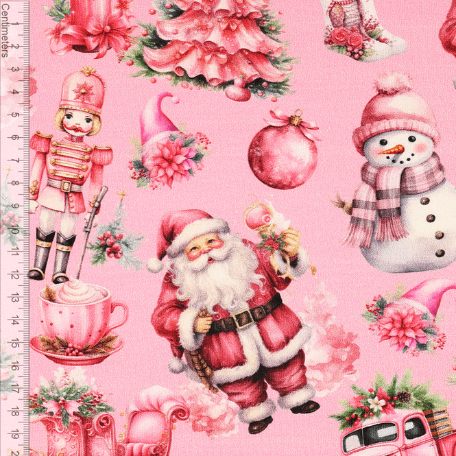 Hovedbilde Pink Christmas - French Terry