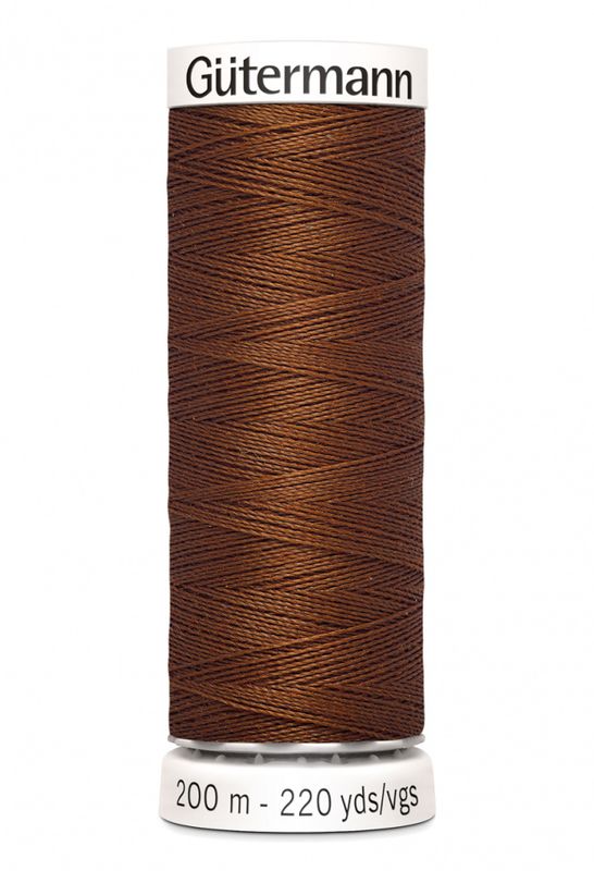 Mørk Karamell 650 - Polyester Sytråd 200 m