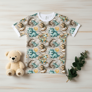 Hovedbilde Dino Family Beige - Jersey
