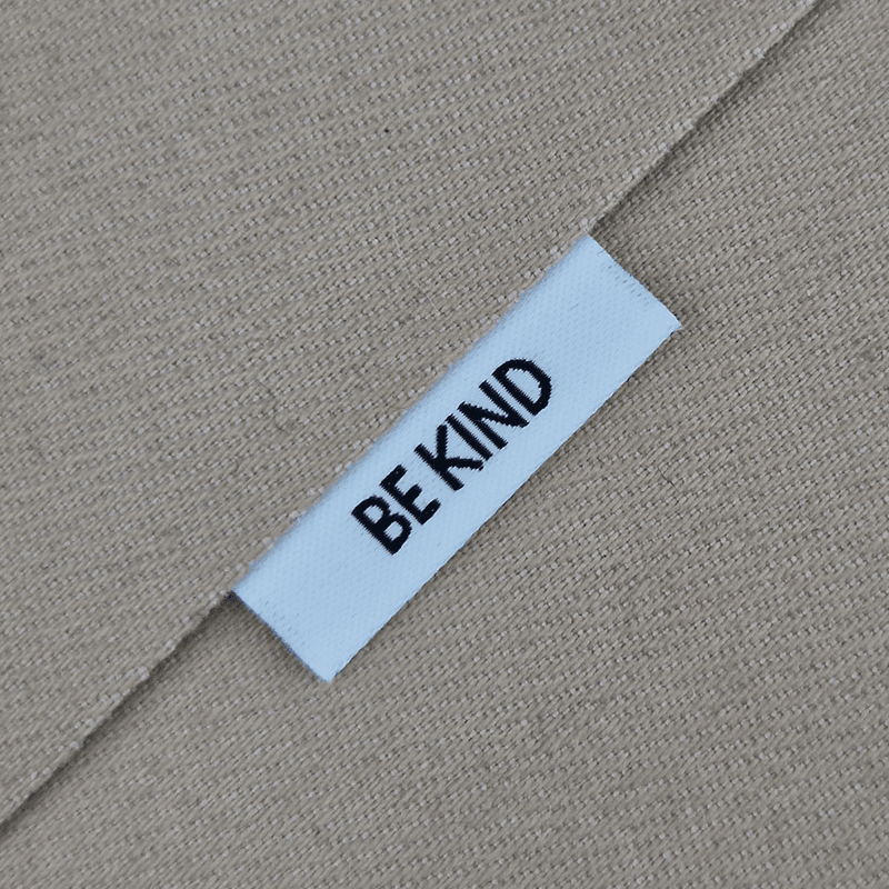 BE KIND - Hvit merkelapp 5 stk