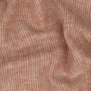 Hovedbilde Pinstripe Terrakotta - Lin/Bomull
