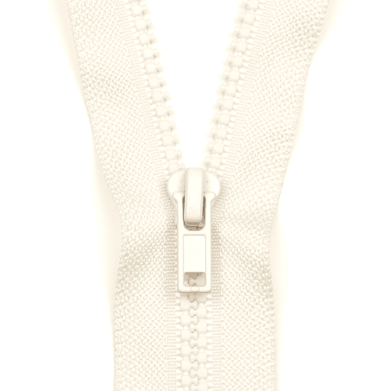 Ecru - Vislon Glidelås (4 mm)