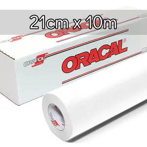 Bilde av Oracal 651 Glossy Dekorvinyl Bulk Hvit 21cm x 10m