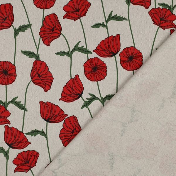 Poppies - Coated Canvas