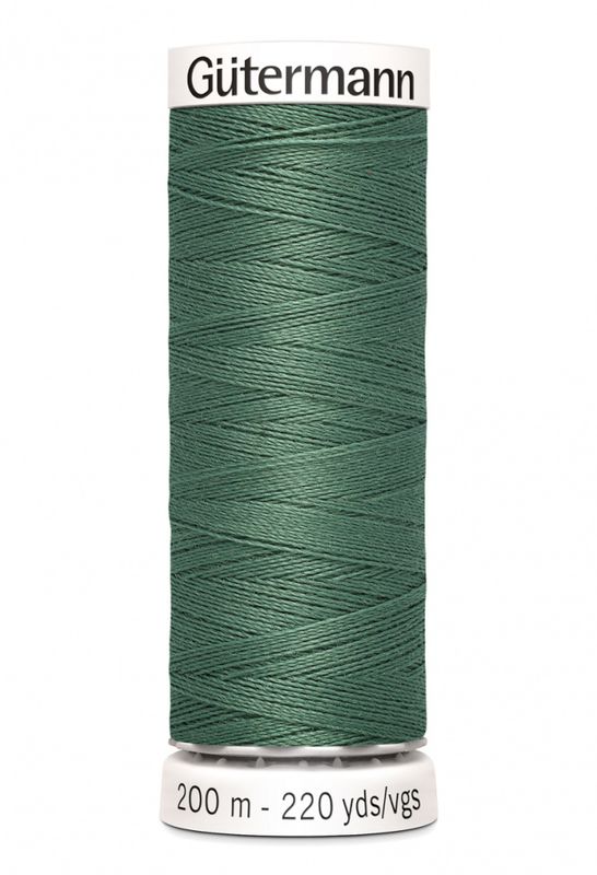 Mørk Støvet Mint 553 - Polyester Sytråd 200 m