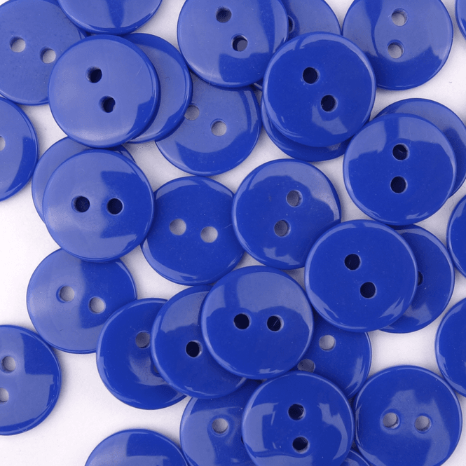Hovedbilde Wien Kongeblå - 12.5 mm Resin Knapp