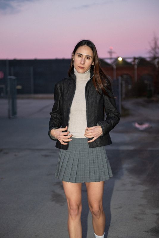 Zip Vest x Basic Sleeves - Puff and Pencil