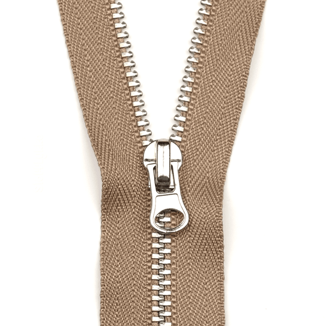 Hovedbilde Taupe - Aluminium Glidelås (4 mm)