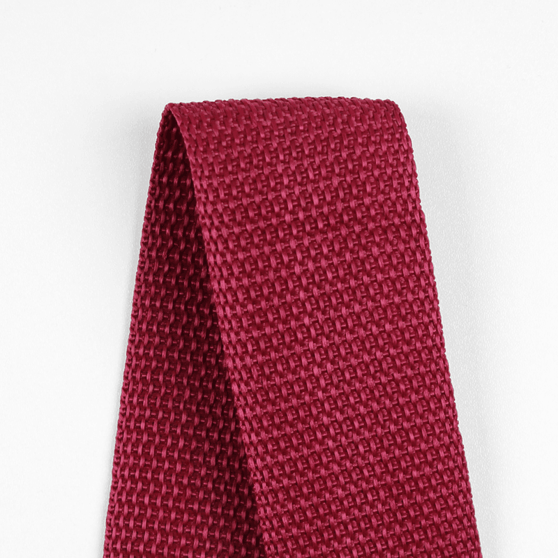 Bordeaux - Vevd Bånd Polyester 40 mm (519)