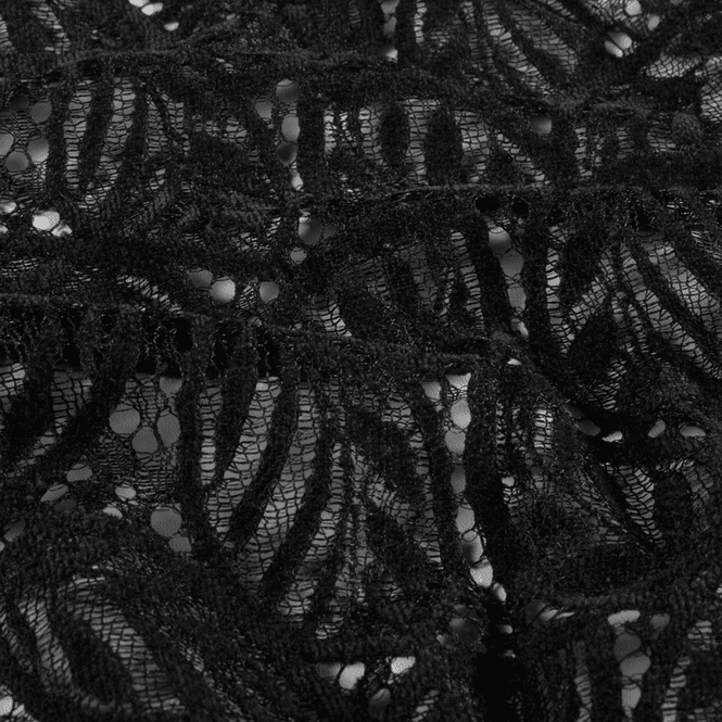Hovedbilde Black Chenille Lace - Blondestoff