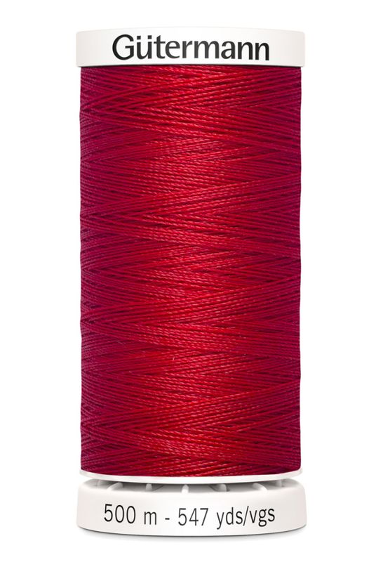Rød 156 - Polyester Sytråd 500 m