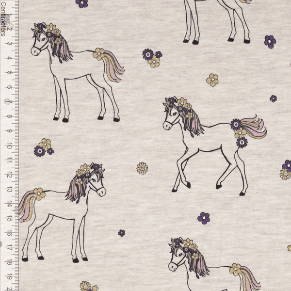 Glitter Daisy Pony - Jersey