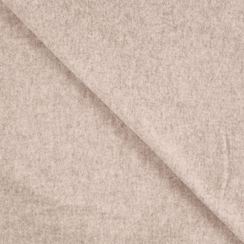 Ecru Melert - Merinoull Fleece