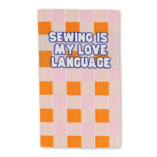 Love Language - Merkelapp 30x50 mm