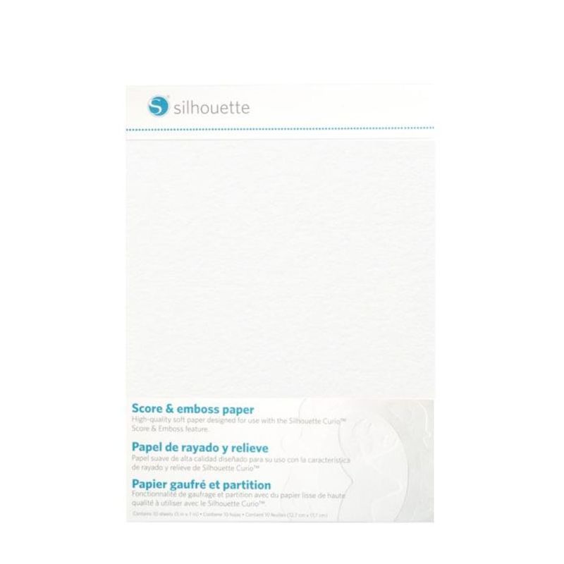 Silhouette Score and Emboss Paper - 5x7
