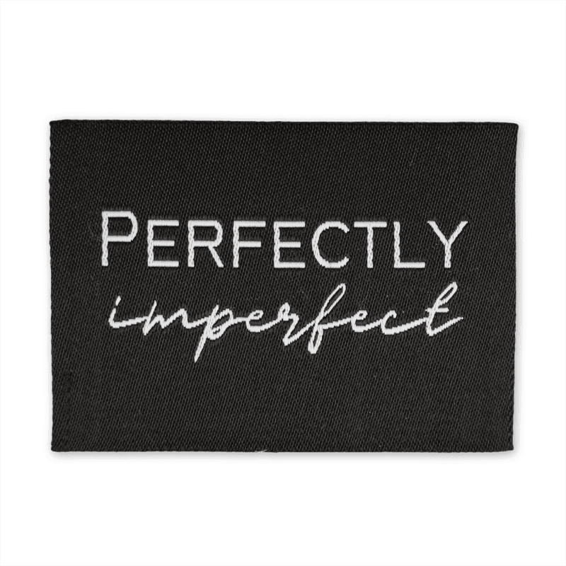Perfectly Imperfect - Merkelapp 57x38 mm
