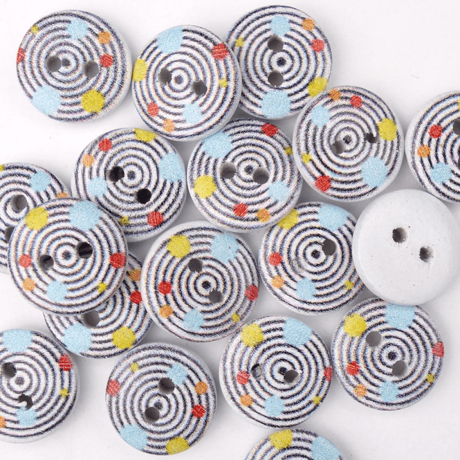 Hovedbilde Swirl - 11 mm Tre Knapp