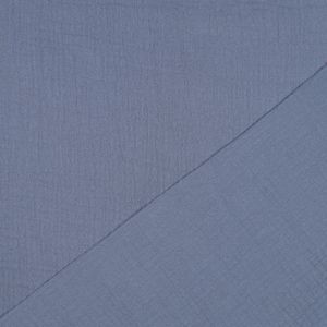 Hovedbilde Denimbl&aring; - &Oslash;kologisk Musselin