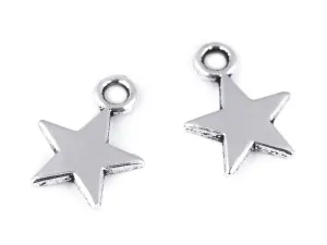 Hovedbilde Stjerne Charm S&oslash;lv - 10mm