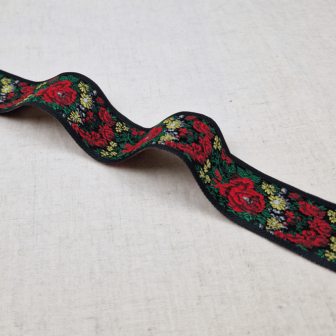Hovedbilde Mabel Sort - Pyntebånd 33 mm