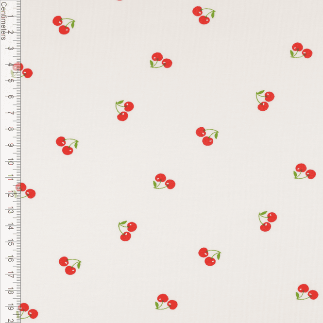 Hovedbilde Tiny Cherries Hvit - Jersey