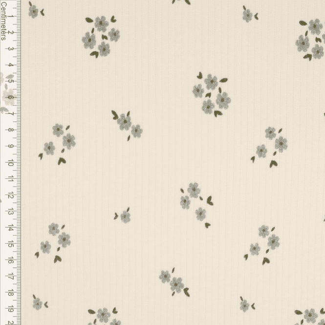 Hovedbilde Little Bloom Dusty Blue - Ribbjersey