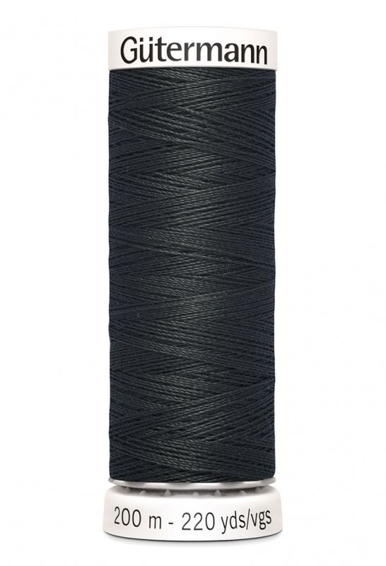 Mørk Grå 542 - Polyester Sytråd 200 m